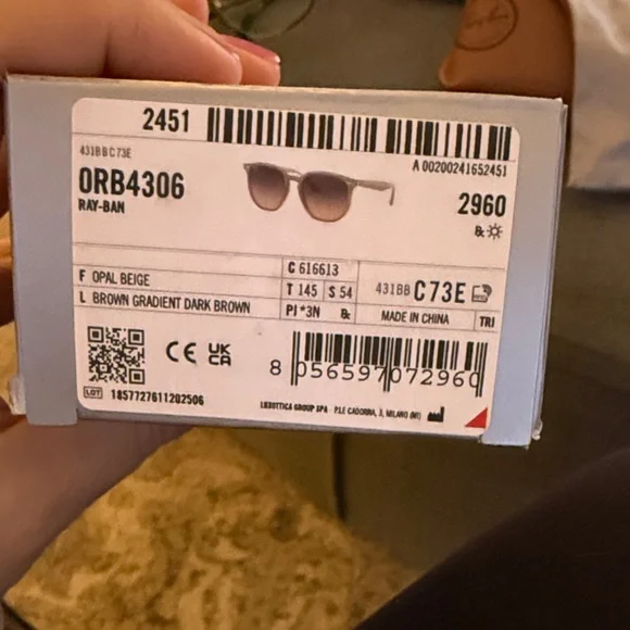 Ray-Ban RB4306 Dark Brown Replacement Lenses - Picture 5 of 5